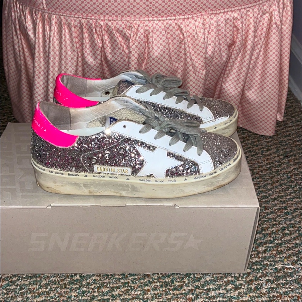 Hi-Star Glitter Golden Goose Sneakers